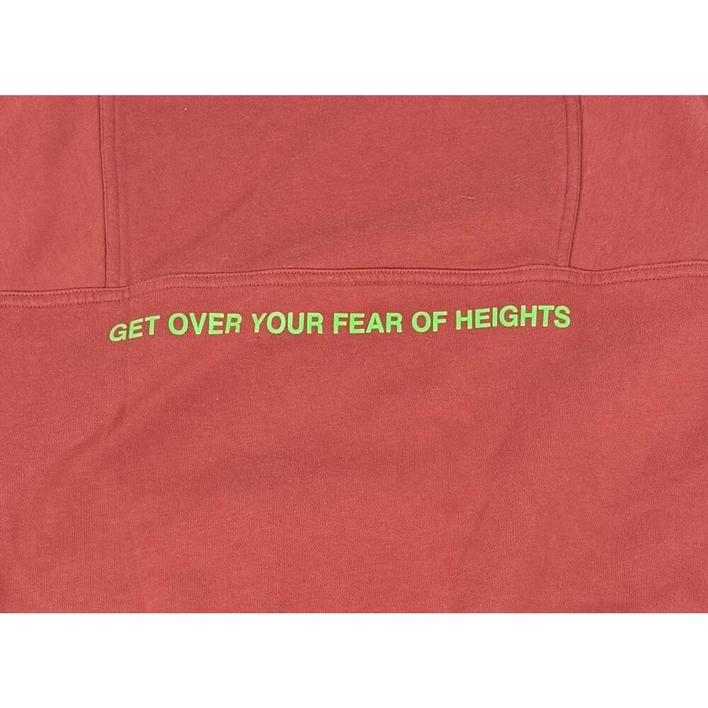 Nike Air Men's XL Crewneck Sweatshirt Get Over Your Fear Of Heights - Picture 3 of 8